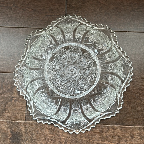 Vintage Bellaire Pattern Glass Bowl #505 by Imperial Glass Co. (Reproduction) - Picture 4 of 11